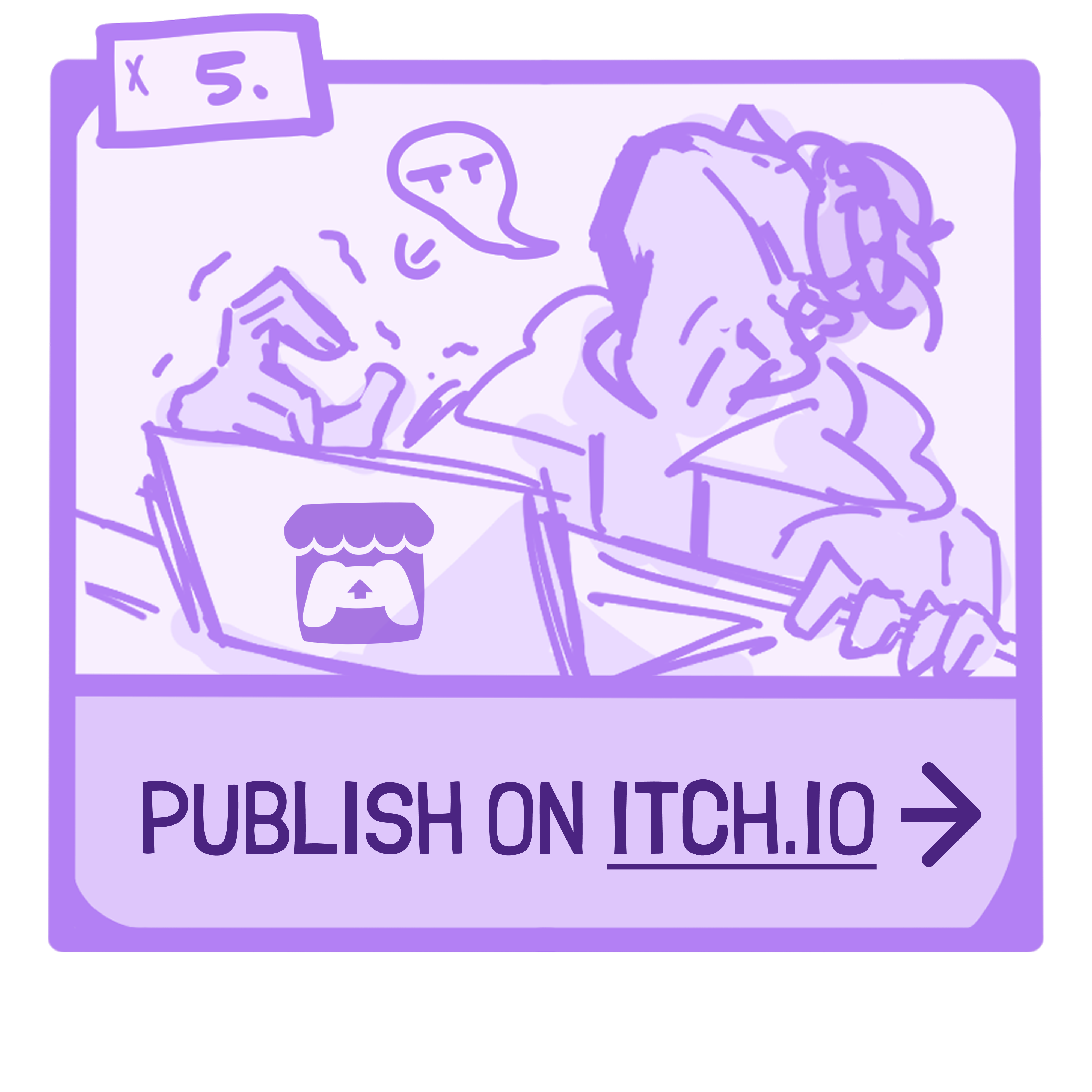 Publish the visual novel on itch.io!